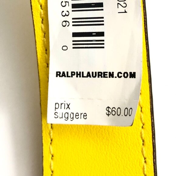 Ralph Lauren Women's belt Lemon Rind - Picture 4 of 5